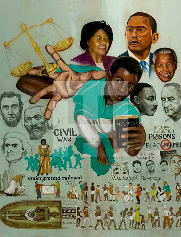 Herschell Turner Painting of Activist MLK Still I Rise