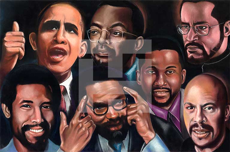 Herschell Turner Painting of World Activist